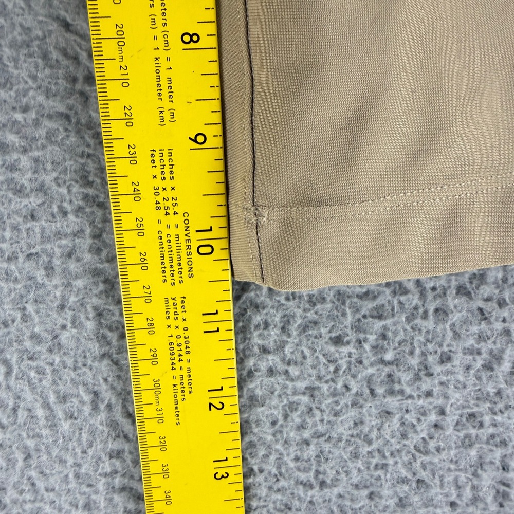 Lululemon Commission Shorts Mens 32 Tan Khaki Golf Chino Casual 10 Inch Inseam - Picture 6 of 12